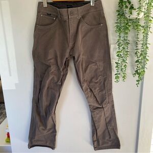 KÜHL Men's Rydr Heavyweight Canvas Hiking Pants - 30x30 - Brown